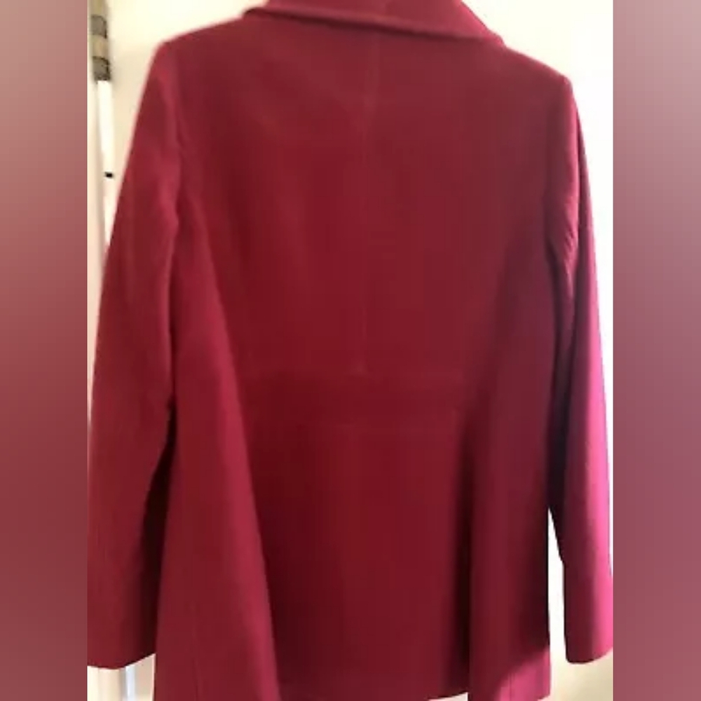 London Fog Classic Double Breasted Coat - Red  XXL - Picture 2 of 5